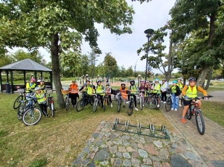 Wycieczka rowerowa do Parku Tysiąclecia w Chojnicach
