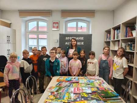 Spotkanie autorskie z panią Katarzyną Pestką